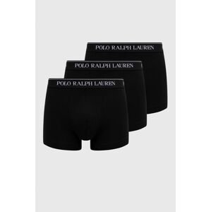 Boxerky Polo Ralph Lauren pánské, černá barva