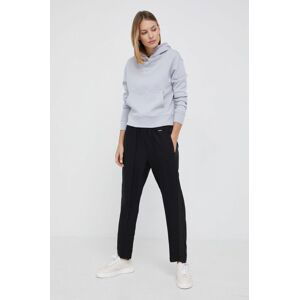Mikina Calvin Klein Jeans dámská, šedá barva, hladká