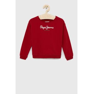 Pepe Jeans - Dětská bavlněná mikina Winter Rose