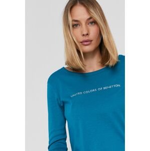 United Colors of Benetton - Bavlněné tričko s dlouhým rukávem