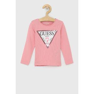 Guess - Dětské tričko s dlouhým rukávem