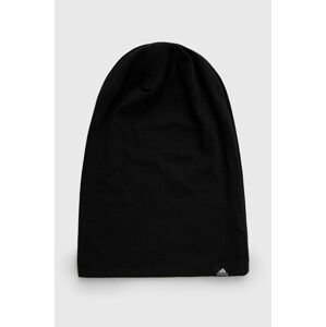 Čepice adidas GP2556 černá barva, z tenké pleteniny