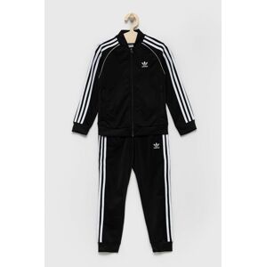 Dětská tepláková souprava adidas Originals H25260 černá barva