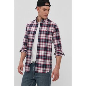 Košile Tommy Jeans pánská, slim, s límečkem button-down