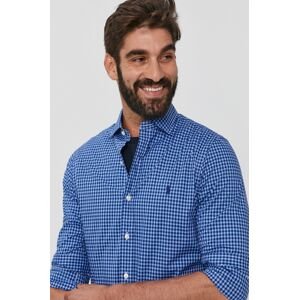 Bavlněné tričko Polo Ralph Lauren pánské, slim, s italským límcem