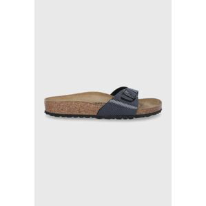 Pantofle Birkenstock dámské, tmavomodrá barva