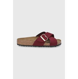 Birkenstock - Semišové pantofle 1020628.Maroon