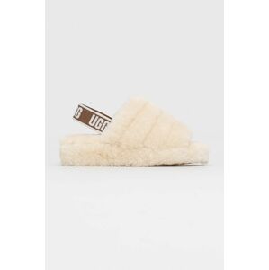 Pantofle UGG průhledná barva, 1095119.NAT-NAT