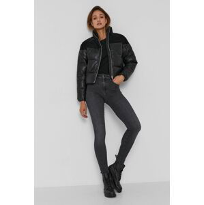 Bunda Calvin Klein Jeans dámská, černá barva, zimní