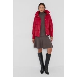 Péřová bunda MAX&Co. dámská, červená barva, zimní, oversize