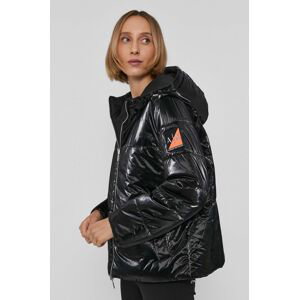 Oboustranná bunda Armani Exchange dámská, černá barva, zimní