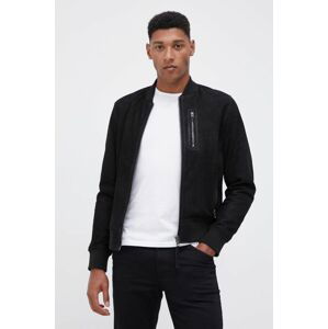 Premium by Jack&Jones - Kožená bunda bomber