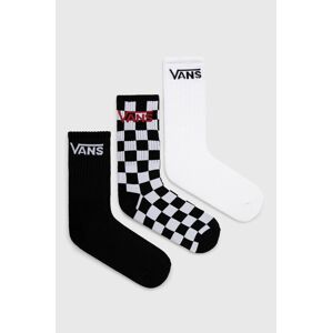 Ponožky Vans (3-pack) černá barva