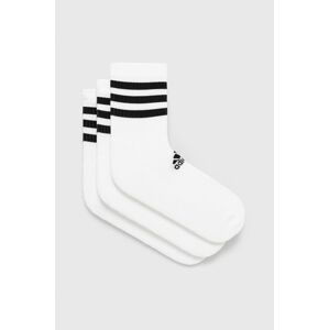 Ponožky adidas DZ9346.D dámské, bílá barva