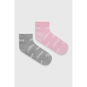 Ponožky Puma (2-pack) 90794804 dámské, růžová barva