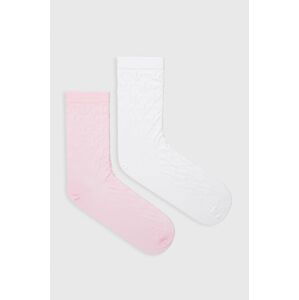 Ponožky adidas Originals (2-pack) H32424 dámské, bílá barva