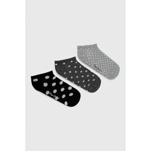 Ponožky Pepe Jeans Kris (3-pack) dámské, šedá barva