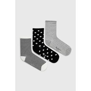 Ponožky Pepe Jeans Ada (3-pack) dámské, tmavomodrá barva