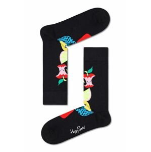Ponožky Happy Socks Fruit Stack dámské, černá barva