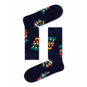 Ponožky Happy Socks Healthy Glow dámské, černá barva