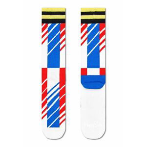 Happy Socks - Ponožky Scattered Stripe Crew