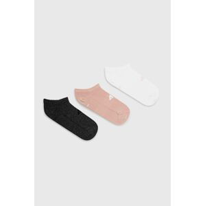 Ponožky 4F (3-Pack) dámské, růžová barva