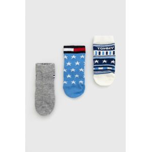 Tommy Hilfiger - Dětské ponožky do holínek (3-pack)