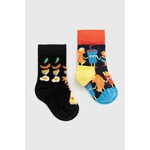 Happy Socks - Dětské ponožky Food Friends (2-pak)