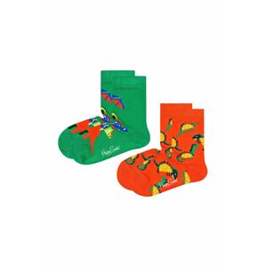 Happy Socks - Dětské ponožky Kids Dinos (2-pak)