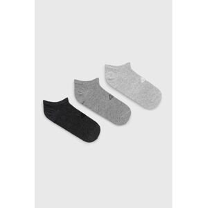 Ponožky 4F (3-pack) pánské, šedá barva