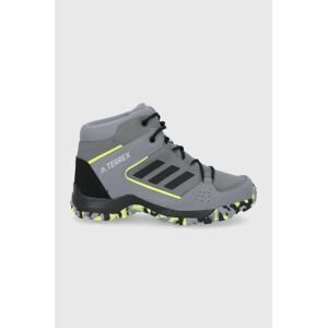Dětské boty adidas Performance FX4187 šedá barva