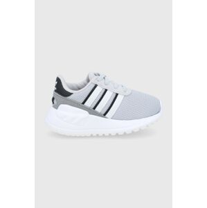 Dětské boty adidas Originals La Trainer Lite EL I GZ7055 šedá barva