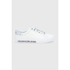 Tenisky Calvin Klein Jeans bílá barva
