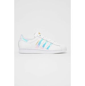 Boty adidas Originals FX7565 bílá barva, na plochém podpatku