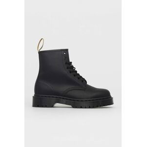 Farmářky Dr. Martens Vegan 1460 Bex Mono unisex, černá barva, na plochém podpatku, 27032001