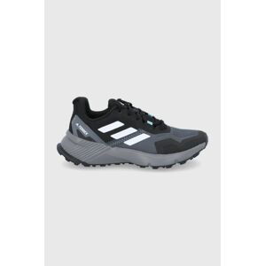 Boty adidas Performance Terrex Soulstride FY9256 dámské, černá barva, FY9256-BLK/CRWHT