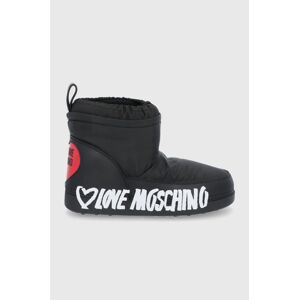 Sněhule Love Moschino černá barva