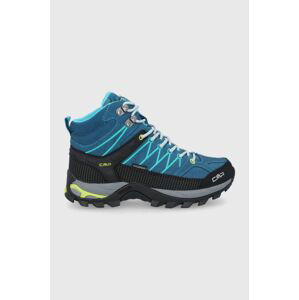 Boty CMP RIGEL MID WMN TREKKING SHOE WP dámské, modrá barva