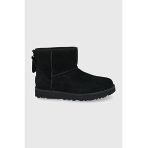 Semišové sněhule UGG černá barva, 1122671.BLK-BLK