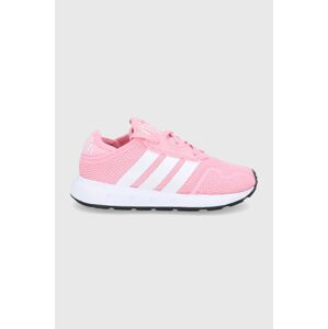 Dětské boty adidas Originals FY2183 růžová barva