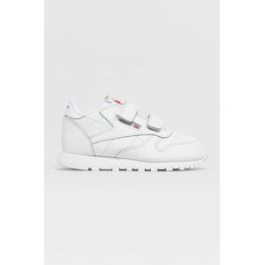 Dětské boty Reebok Classic CLASSIC LEATHER bílá barva, 100010355