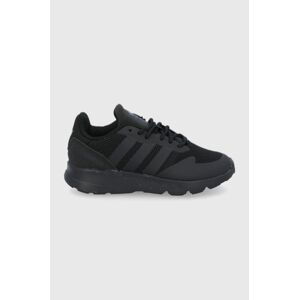 Dětské boty adidas Originals ZX 1K C Q46276 černá barva