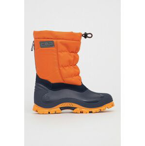 Dětské sněhule CMP KIDS HANKI 2.0 SNOW BOOTS oranžová barva