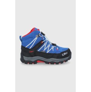 Dětské boty CMP KIDS RIGEL MID TREKKING SHOE WP modrá barva