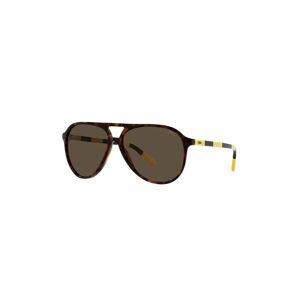 Sluneční brýle Polo Ralph Lauren 0PH4173 pánské, hnědá barva
