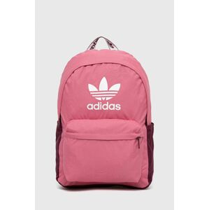 Batoh adidas Originals dámský, růžová barva, velký, s potiskem