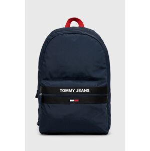 Batoh Tommy Jeans pánský, tmavomodrá barva, velký, s aplikací