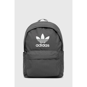 Batoh adidas Originals pánský, šedá barva, velký, s potiskem