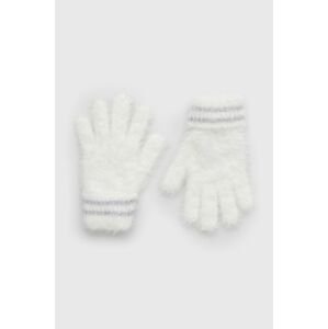 Dětské rukavice United Colors of Benetton bílá barva