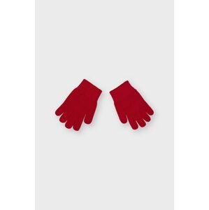 Dětské rukavice Mayoral červená barva
